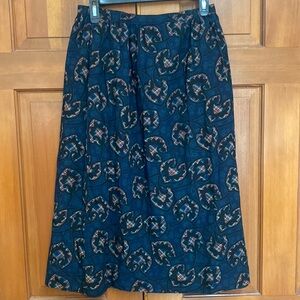 Vintage paisley unique skirt